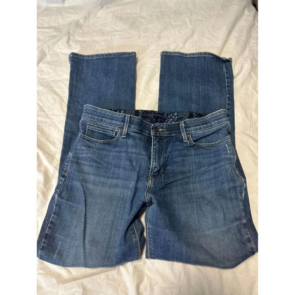 Levis Medium Wash 525 Bootcut Mid Rise Denim Jean Jeans Sz 12 #0556 - Picture 4 of 6